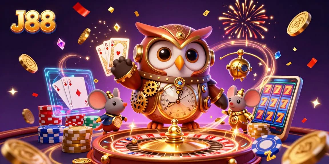 Experience thrills with J88 in an ultra-detailed steampunk casino adventure full of wins and excitement.