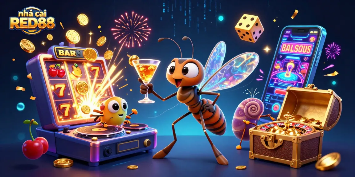 Enhance your gambling experience at nhà cái RED88 with vibrant 3D casino elements.