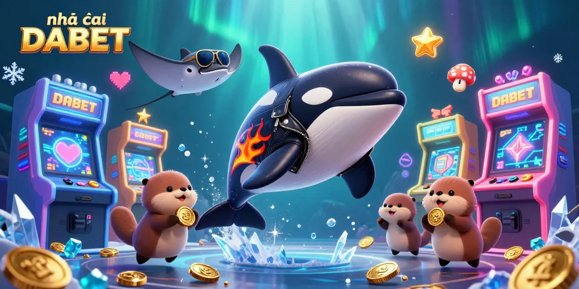 Engage at nhà cái DABET with a vibrant underwater casino scene featuring animated characters and colorful game elements.