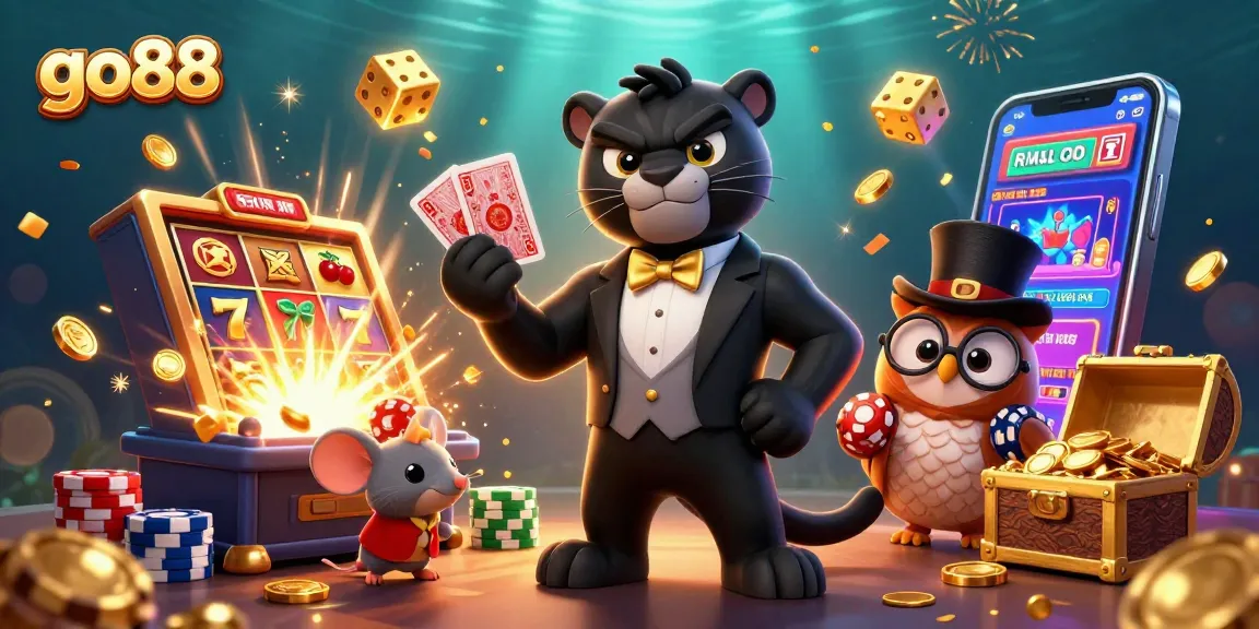 Experience exciting wins at go88 with immersive casino fun from a vibrant character scene.